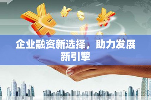 鼎城企业融资新选择，助力发展新引擎