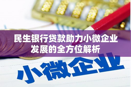 鼎城民生银行贷款助力小微企业发展的全方位解析