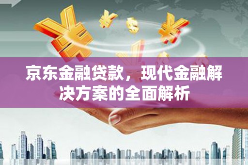 鼎城京东金融贷款，现代金融解决方案的全面解析