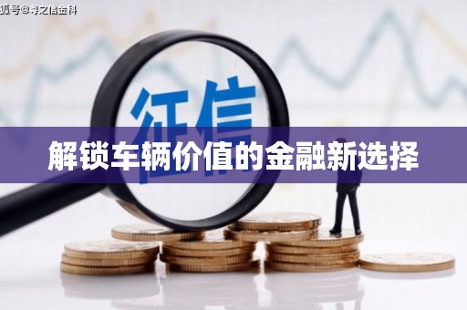 鼎城解锁车辆价值的金融新选择