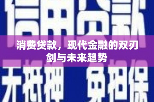 鼎城消费贷款，现代金融的双刃剑与未来趋势