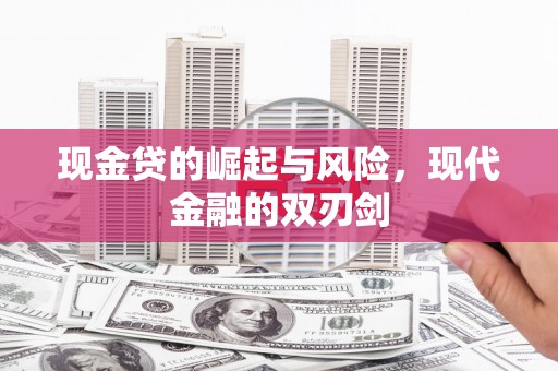 鼎城现金贷的崛起与风险，现代金融的双刃剑