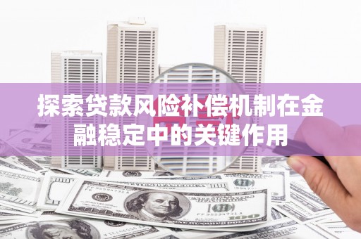 鼎城探索贷款风险补偿机制在金融稳定中的关键作用