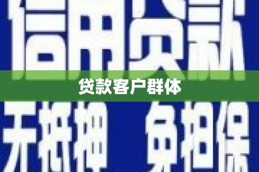 鼎城贷款客户群体