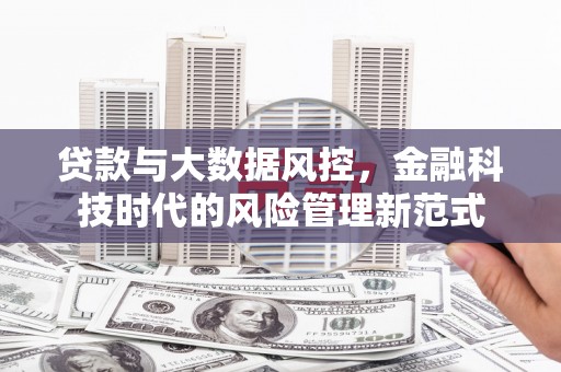 鼎城贷款与大数据风控，金融科技时代的风险管理新范式