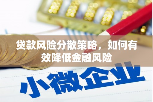 鼎城贷款风险分散策略，如何有效降低金融风险