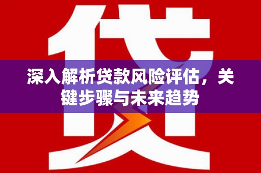 鼎城深入解析贷款风险评估，关键步骤与未来趋势