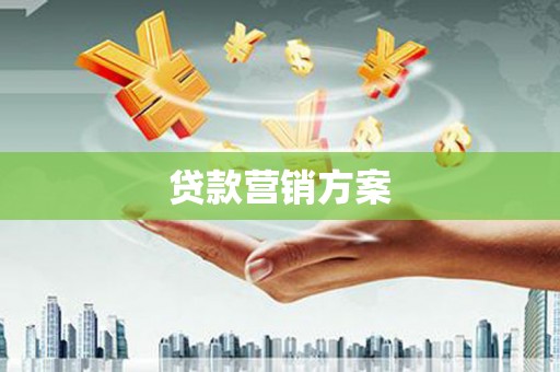 鼎城贷款营销方案