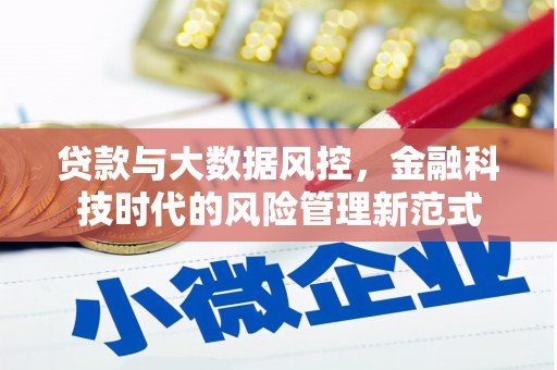 鼎城贷款与大数据风控，金融科技时代的风险管理新范式