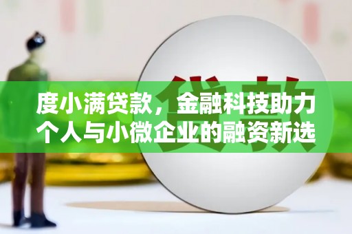 鼎城度小满贷款，金融科技助力个人与小微企业的融资新选择