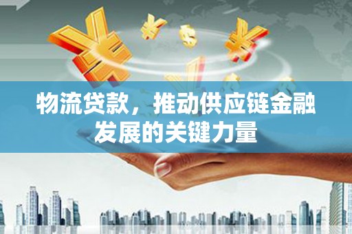 鼎城物流贷款，推动供应链金融发展的关键力量