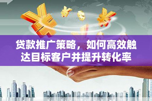 鼎城贷款推广策略，如何高效触达目标客户并提升转化率