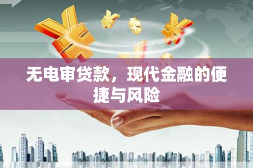 鼎城无电审贷款，现代金融的便捷与风险