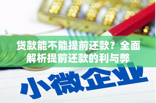 鼎城贷款能不能提前还款？全面解析提前还款的利与弊
