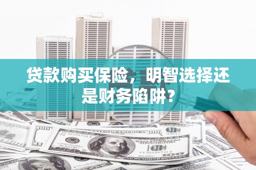 鼎城贷款购买保险，明智选择还是财务陷阱？