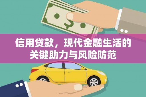 鼎城信用贷款，现代金融生活的关键助力与风险防范