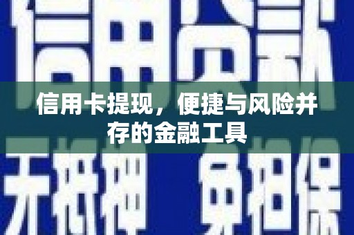 鼎城信用卡提现，便捷与风险并存的金融工具