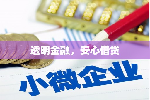 鼎城透明金融，安心借贷