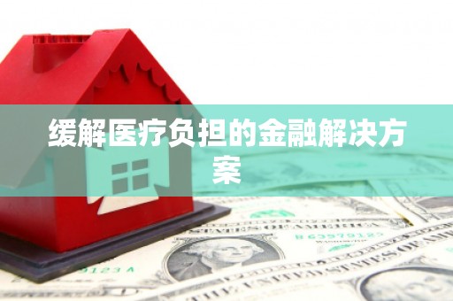 鼎城缓解医疗负担的金融解决方案
