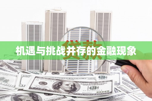 鼎城机遇与挑战并存的金融现象
